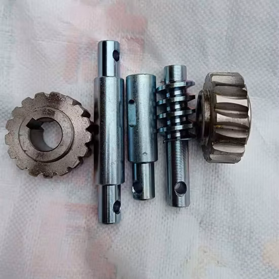 OEM-Präzisionsbearbeitung von Schnecken- und Schneckenrad-Schneckenrad-Getriebeteilen